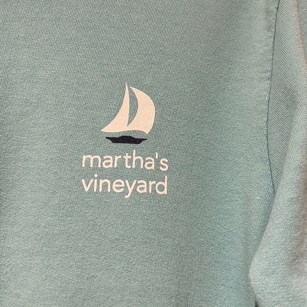 Martha’s Vineyard Three-Quarter Zip Pullover Sweatshirt - Picture 3 of 8